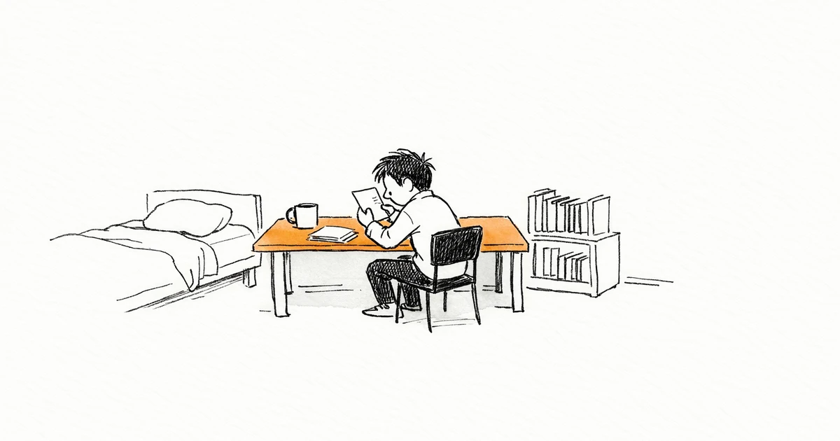 Étudiant signant un bail étudiant de 9 mois dans un studio meublé