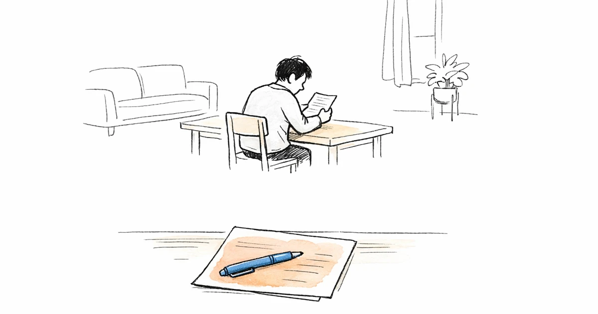 Document de contrat de location signé sur un bureau avec stylo et clés d'appartement