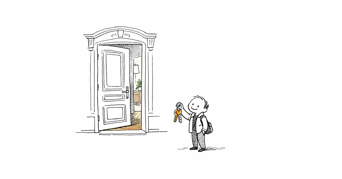 Locataire signant son bail grâce à l'avance Loca-Pass d'Action Logement