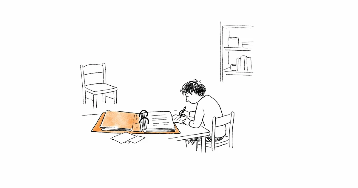 Locataire remplissant un contrat de bail meublé avec inventaire du mobilier