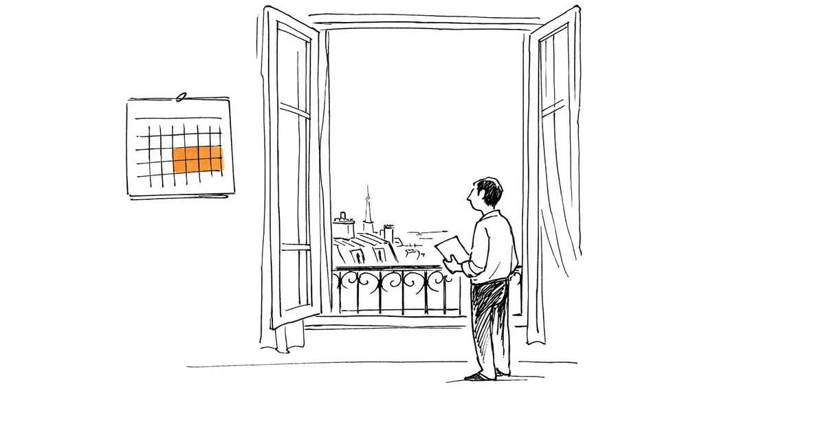 Propriétaire remettant un congé de non-renouvellement de bail à un locataire